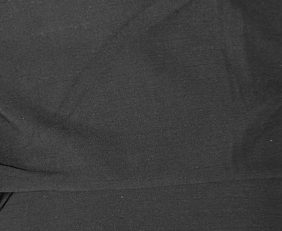 Fabric by the Yard - Striped Georgette - Black
