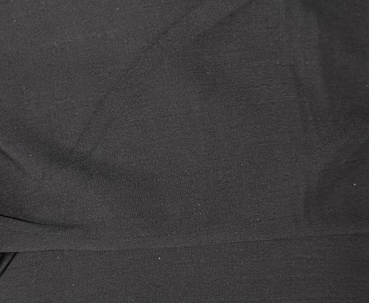 Fabric by the Yard - Striped Georgette - Black