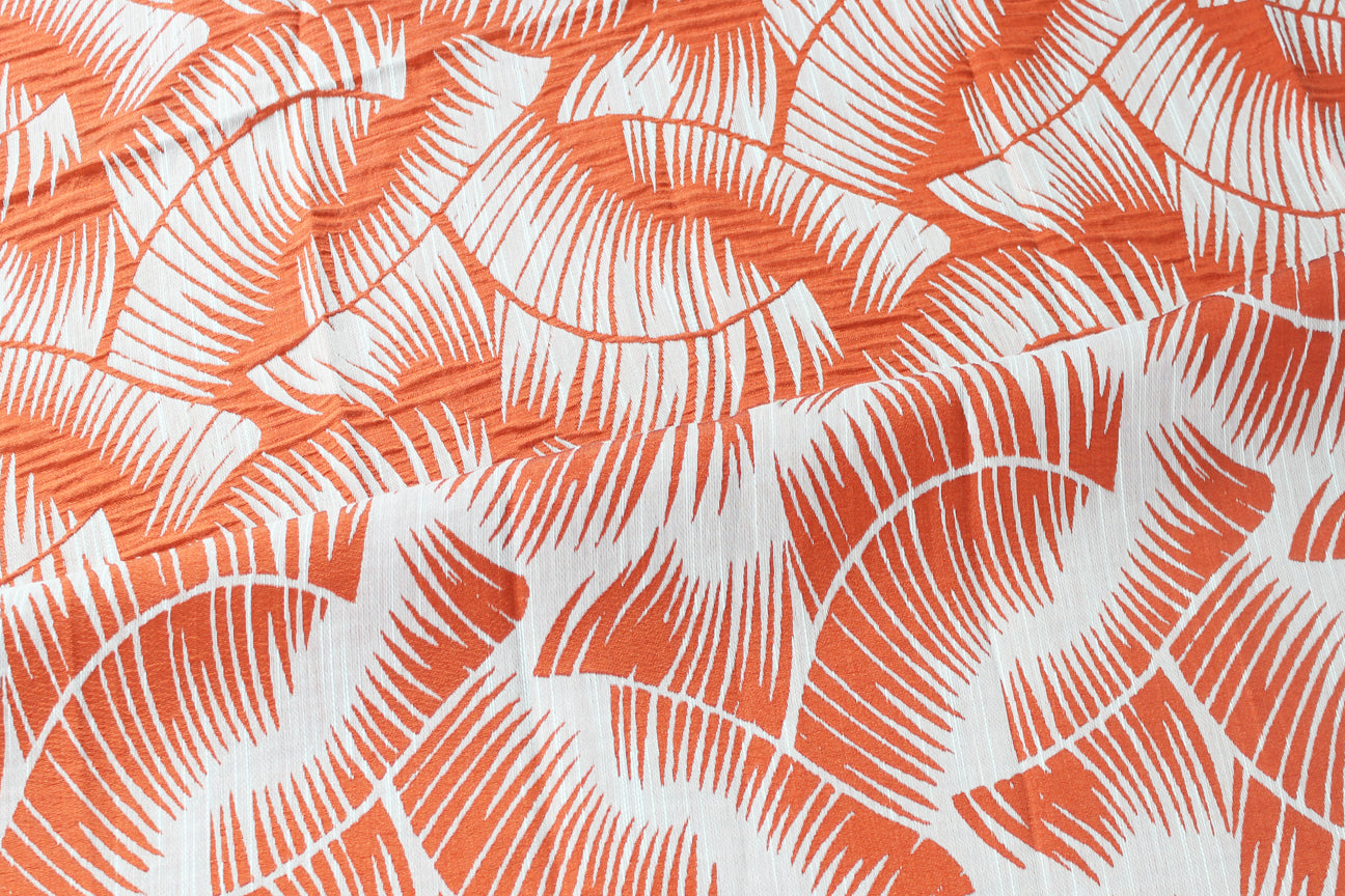 Fabric by the Yard - Fern - Mandarin
