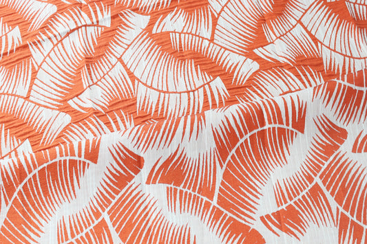 Fabric by the Yard - Fern - Mandarin