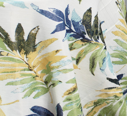 Fabric by the Yard - Fiji - White