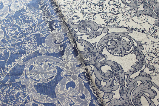 Fabric by the Yard - Florentine - Blue