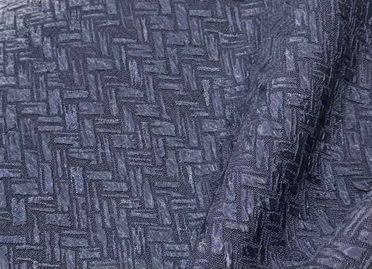 Fabric by the Yard - Woven Jacquard - Blue