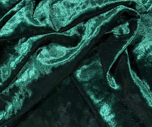 Fabric by the Yard - Ice Velvet - Hunter Green
