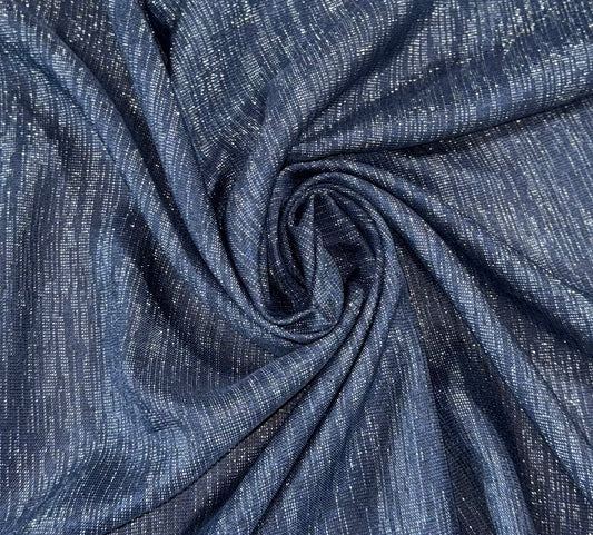 Fabric by the Yard - Vintage Linen - Denim