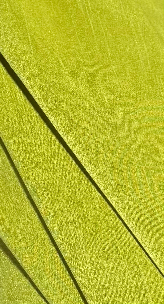 Fabric by the Yard - Faux Silk Dupioni - Green