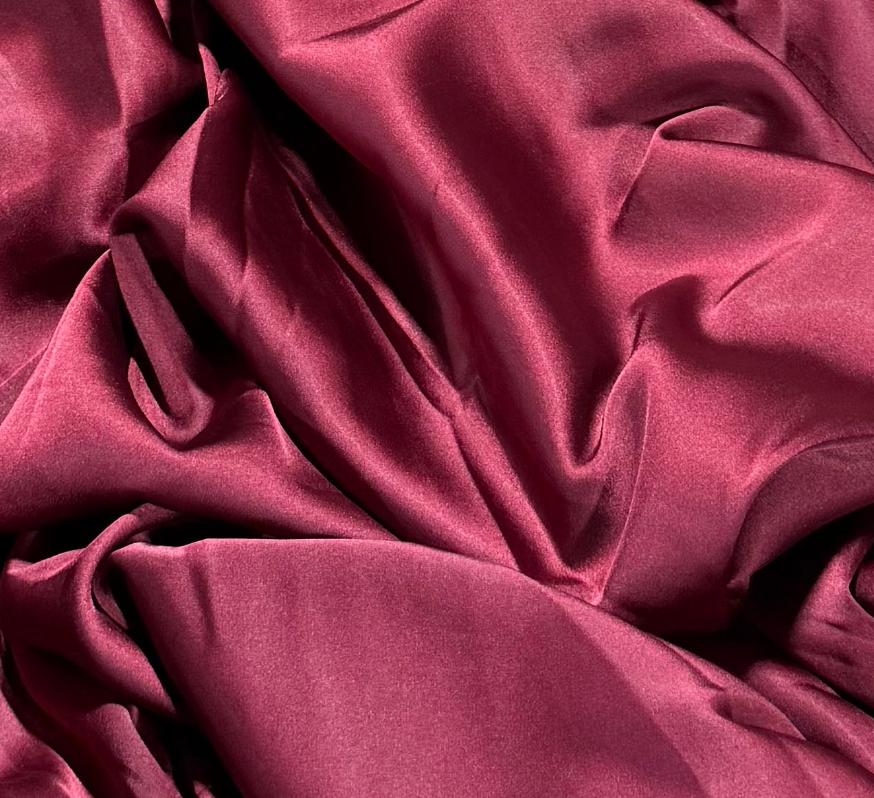 Fabric by the Yard - Beverly Satin - Burgundy