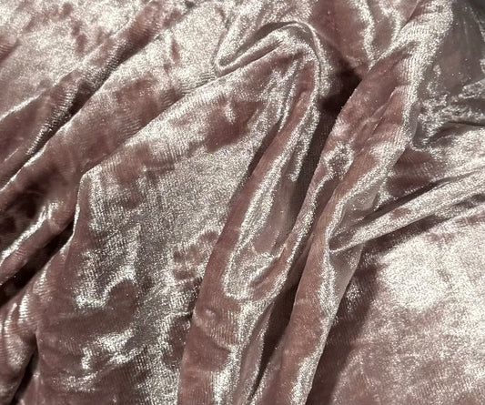Fabric by the Yard - Ice Velvet - Mauve