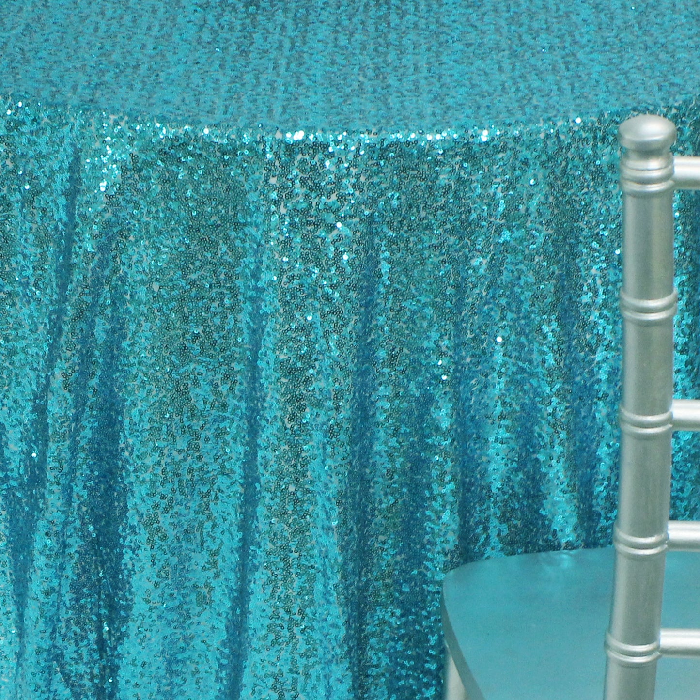 Fabric by the Yard - Glitz Sequins - Aqua