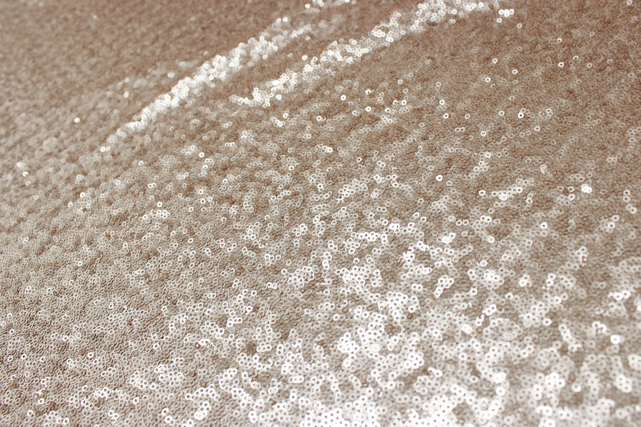 Fabric by the Yard - Glitz Sequins - Champagne