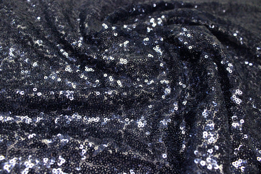 Fabric by the Yard - Glitz Sequins - Navy