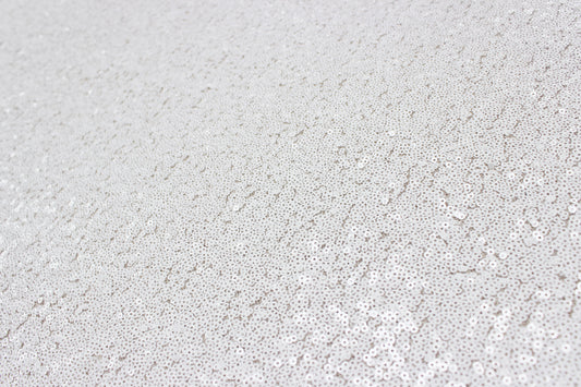 Fabric by the Yard - Glitz Sequins - White