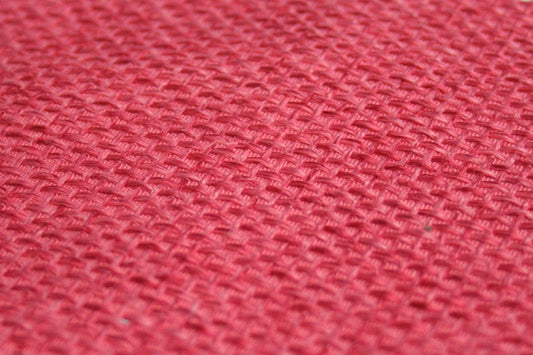 Fabric by the Yard - Jute Linen - Coral