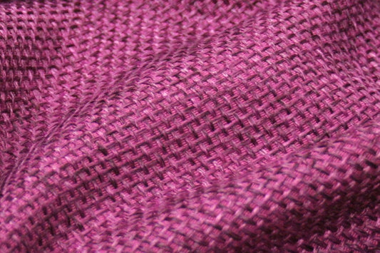 Fabric by the Yard - Jute Linen - Magenta