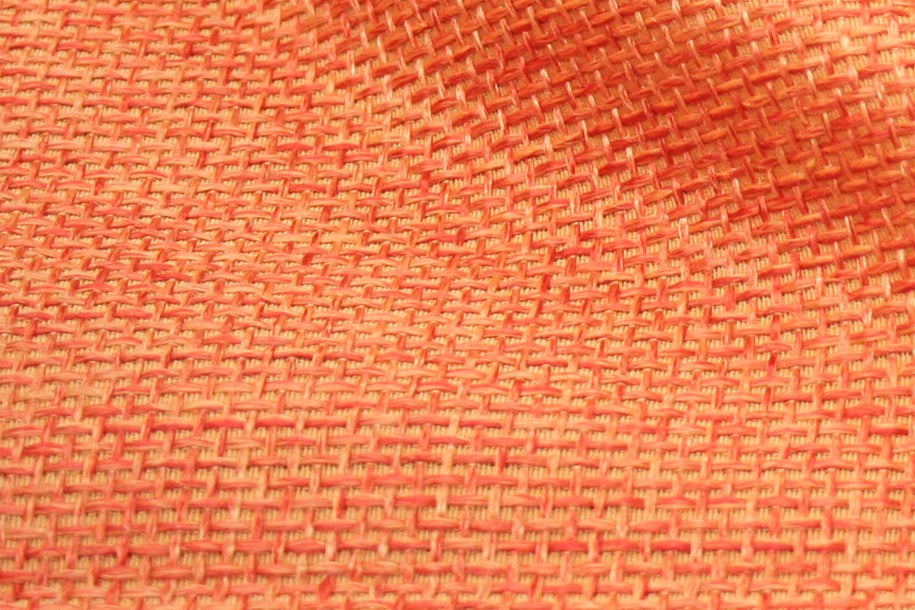 Fabric by the Yard - Jute Linen - Orange