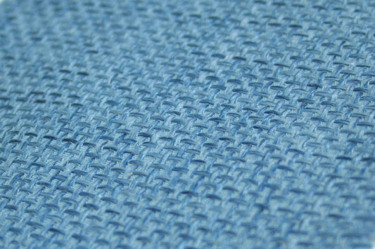 Fabric by the Yard - Jute Linen - Skyblue