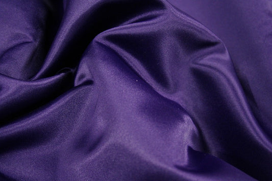 Fabric by the Yard - Lamour Matte Satin - Purple