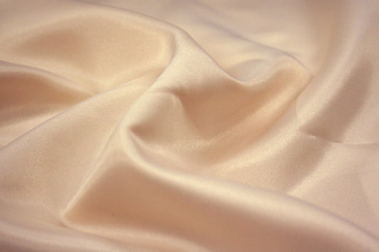 Fabric by the Yard - Lamour Matte Satin - Champagne