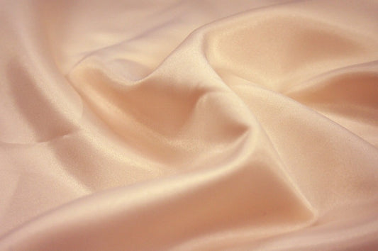 Fabric by the Yard - Lamour Matte Satin - Blush