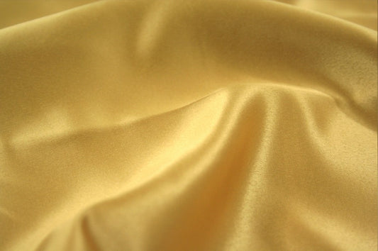 Fabric by the Yard - Lamour Matte Satin - Sungold
