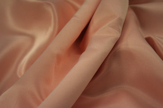 Fabric by the Yard - Lamour Matte Satin - Peach