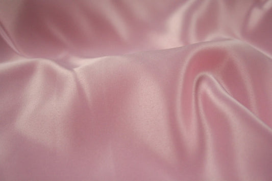 Fabric by the Yard - Lamour Matte Satin - Pink