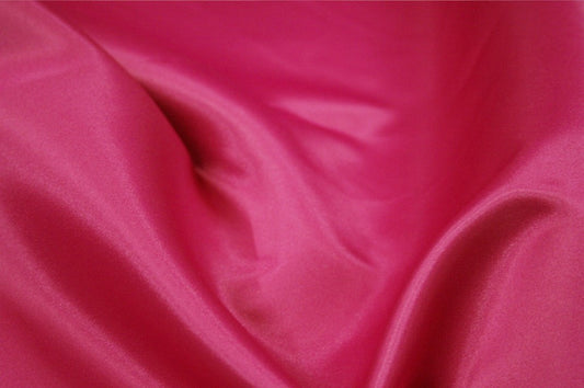 Fabric by the Yard - Lamour Matte Satin - Hot Pink