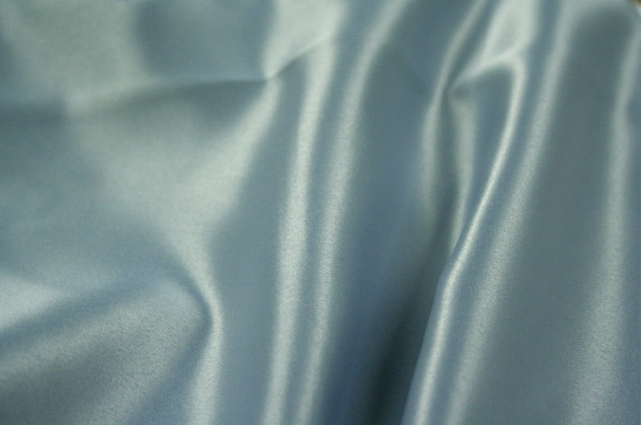 Fabric by the Yard - Lamour Matte Satin - Seafoam