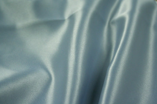 Fabric by the Yard - Lamour Matte Satin - Seafoam