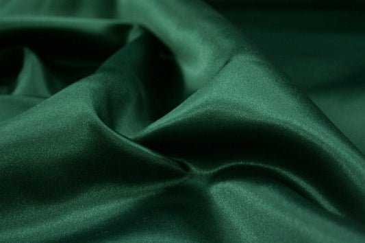 Fabric by the Yard - Lamour Matte Satin - Hunter