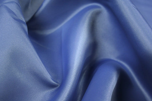 Fabric by the Yard - Lamour Matte Satin - Copen