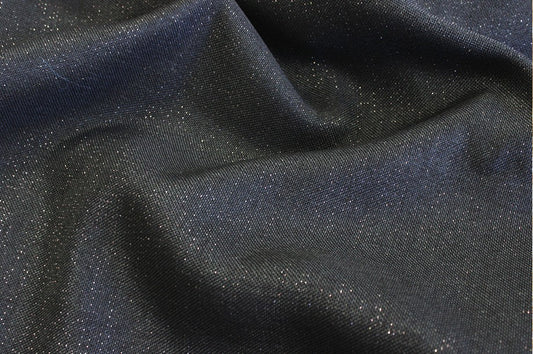 Fabric by the Yard - Vintage Linen - Black
