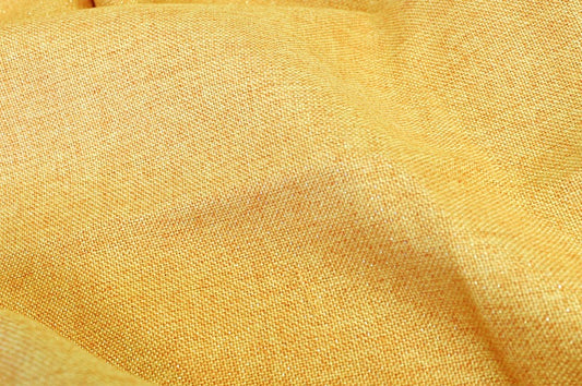 Fabric by the Yard - Metallic Linen - Sunshine