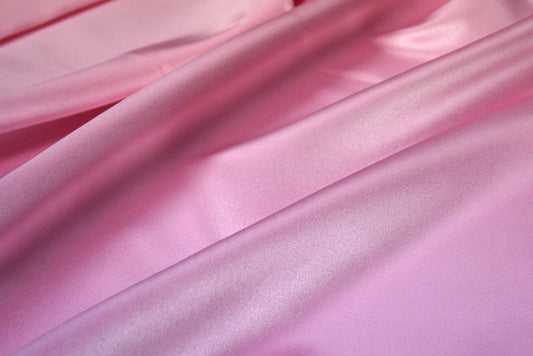 Fabric by the Yard - Mystique Satin - Peppermint Pink