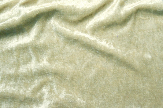 Fabric by the Yard - Panne Velvet - Ivory