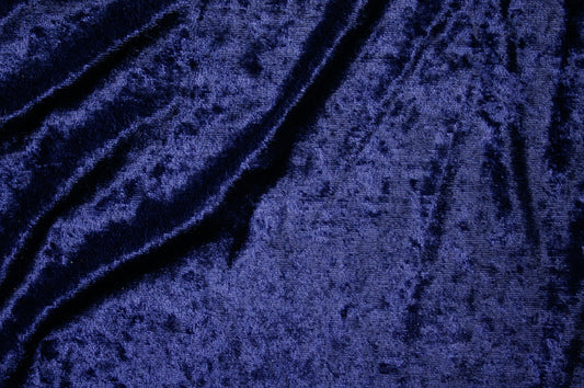 Fabric by the Yard - Panne Velvet - Navy