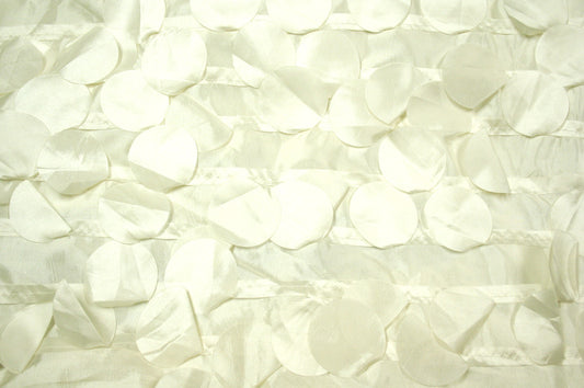 Fabric by the Yard - Pintuck Taffeta - Ivory