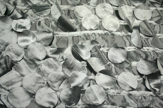 Fabric by the Yard - Pintuck Taffeta - Platinum