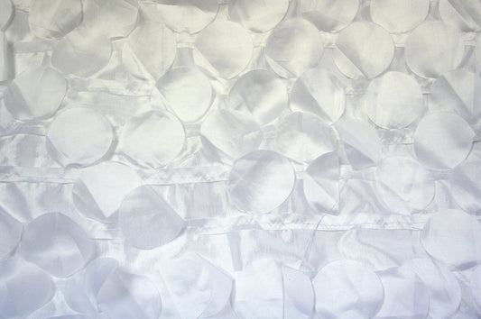 Fabric by the Yard - Petal Taffeta - White