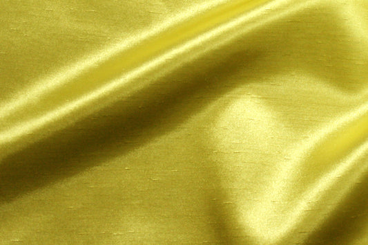 Fabric by the Yard - Shantung Satin - Yellow