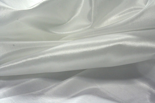 Fabric by the Yard - Solid Taffeta - White