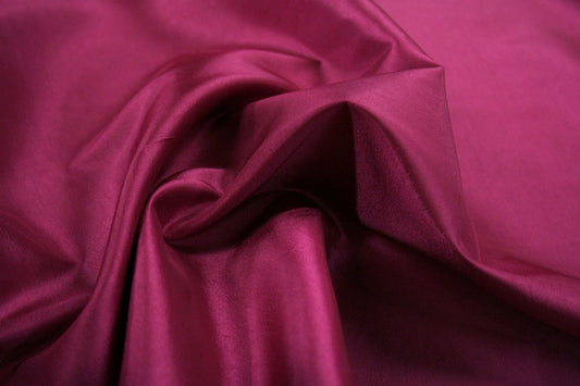 Fabric by the Yard - Solid Taffeta - Raspberry