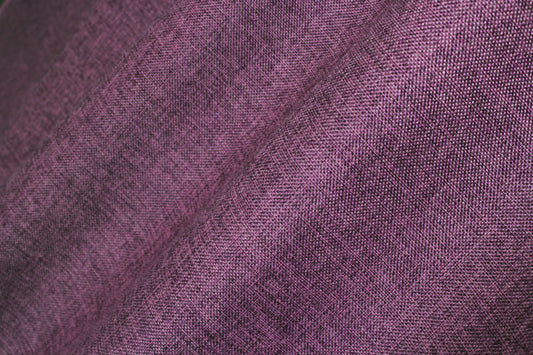 Fabric by the Yard - Vintage Linen - Eggplant