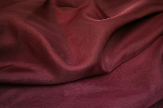 Fabric by the Yard - Voile - Burgundy