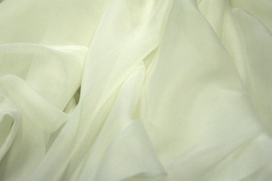 Fabric by the Yard - Voile - Ivory